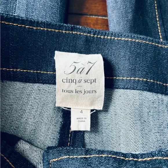 5a7 Cinq a Sept High-Rise Women's Jeans - Picture 2 of 3